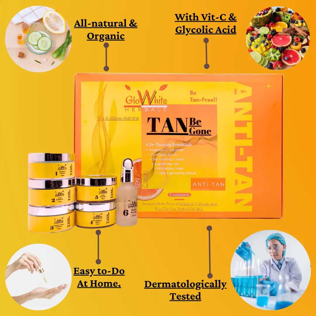 Anti Tan Facial Kit GloWhite Herbals
