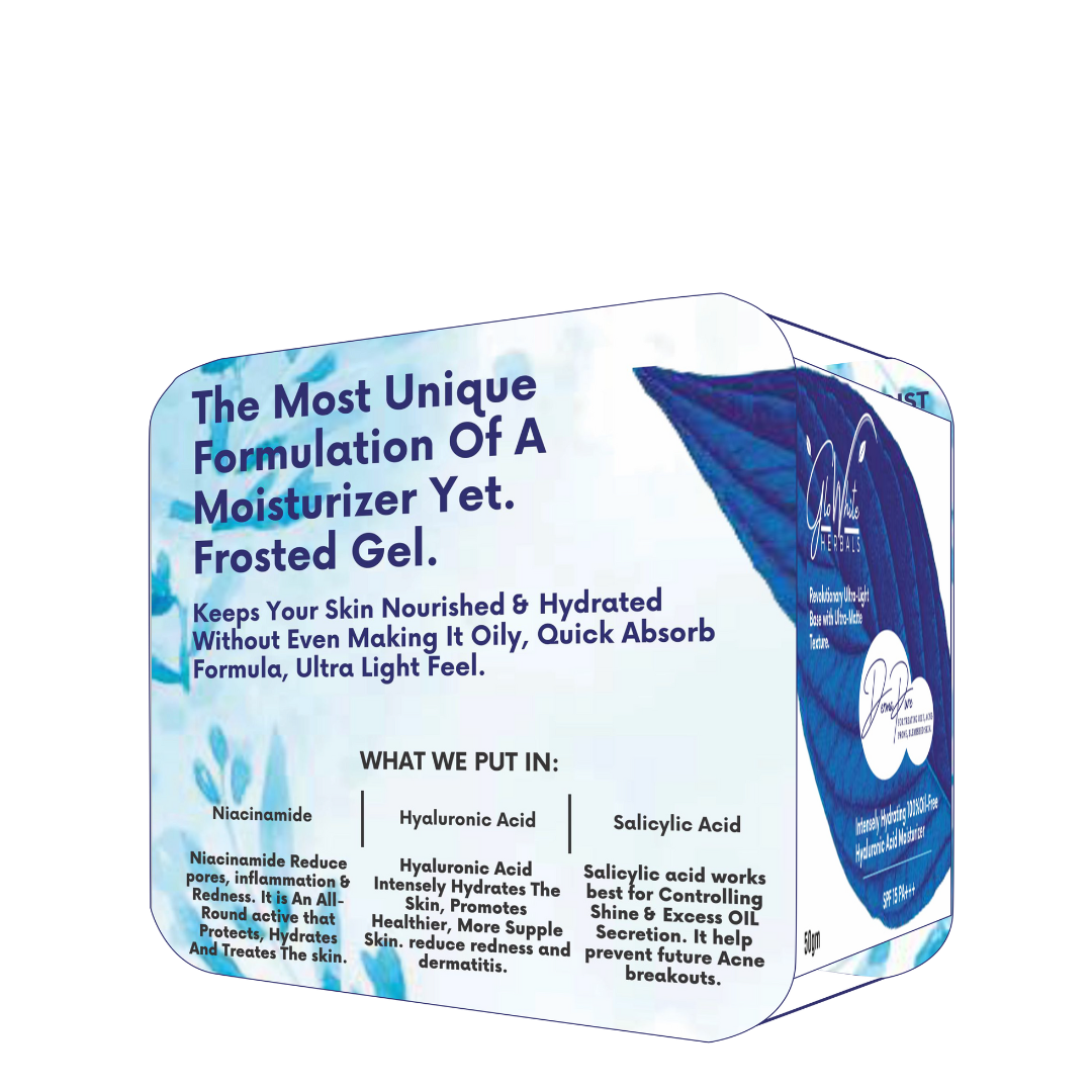 Derma Pure Skin Hydrating Gel For Acne Prone Skin GloWhite Herbals