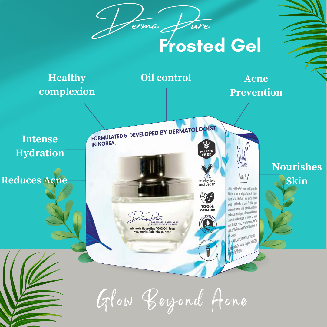 Derma Pure Skin Hydrating Gel For Acne Prone Skin GloWhite Herbals