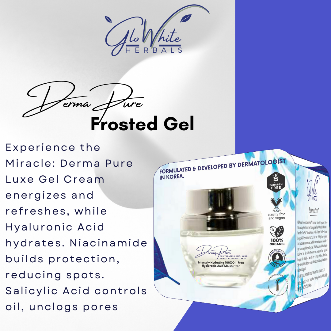 Derma Pure Skin Hydrating Gel For Acne Prone Skin GloWhite Herbals