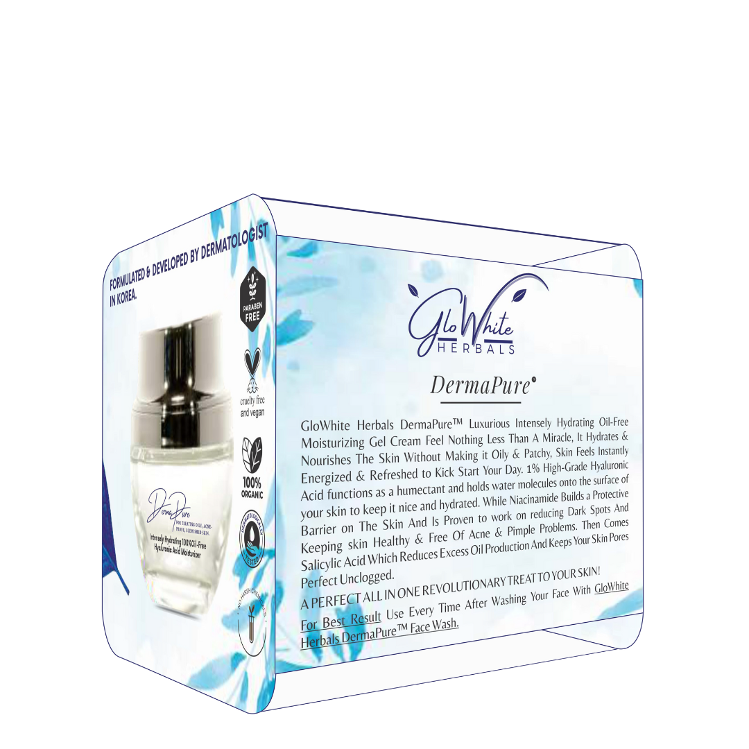 Derma Pure Skin Hydrating Gel For Acne Prone Skin GloWhite Herbals