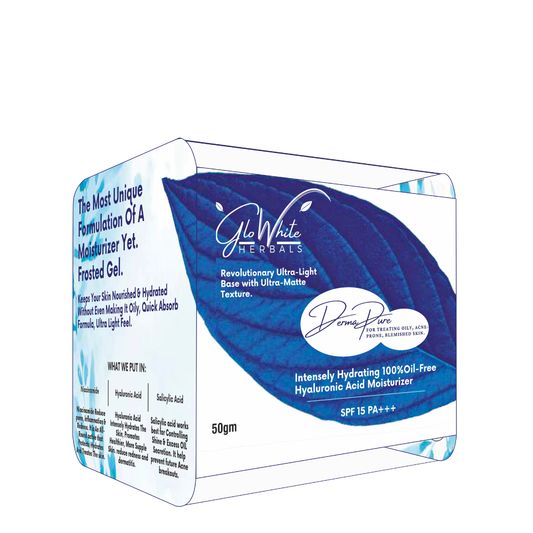 Derma Pure Skin Hydrating Gel For Acne Prone Skin GloWhite Herbals