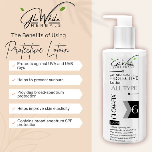 Glow-Fix Protective Lotion SPF 15 pump bottle, All Type, 300ml