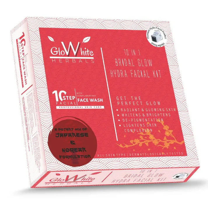 GloWhite Herbals 10-in-1 Bridal Glow Hydra Facial Kit