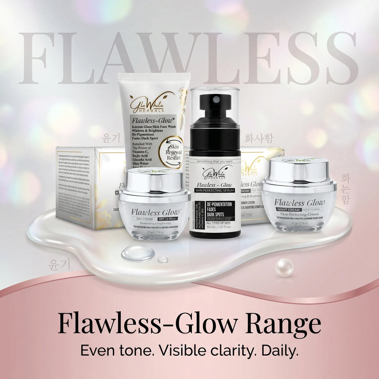 GloWhite Herbals Flawless-Glow Range - face wash, serum, day and night cream