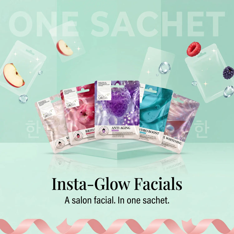 Insta-Glow Facials - a salon facial in one sachet