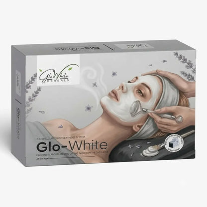 GloWhite Herbals Signature Skin Brightening Facial Kit 350g | Hyaluronic Acid, Niacinamide & Vitamin C | Radiant & Glowing Skin