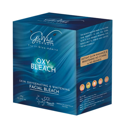 Oxy Bleach facial bleach box, 1 kg; skin oxy generating whitening formula