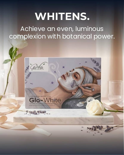 GloWhite Herbals Signature Skin Brightening Facial Kit 350g | Hyaluronic Acid, Niacinamide & Vitamin C | Radiant & Glowing Skin