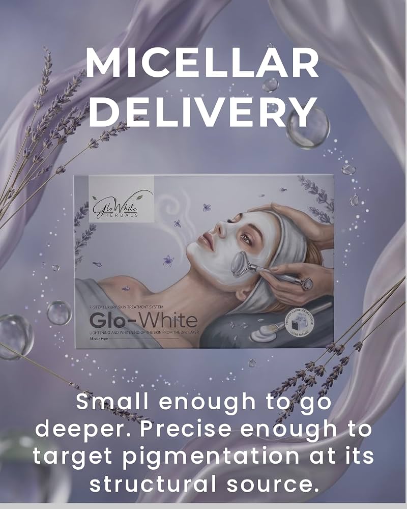 GloWhite Herbals Signature Skin Brightening Facial Kit 350g | Hyaluronic Acid, Niacinamide & Vitamin C | Radiant & Glowing Skin