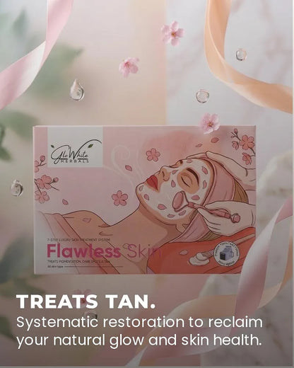 Flawless Skin 7-Step Treatment Kit for Hyperpigmentation, Dullness, Dark Spots, & Tan with Hyaluronic Acid, Niacinamide, Vitamin C,Salicylic Acid, Glycolic Acid & More, for Radiant Transformation
