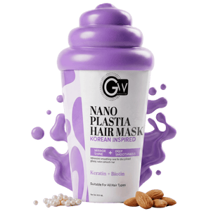 GW Professional NanoPlastia Hair Spa Mask 800g | With Pro-Keratin Biotin Collagen & Smoothing Acid for Frizz Control Mirror Shine & Salon Smoothness