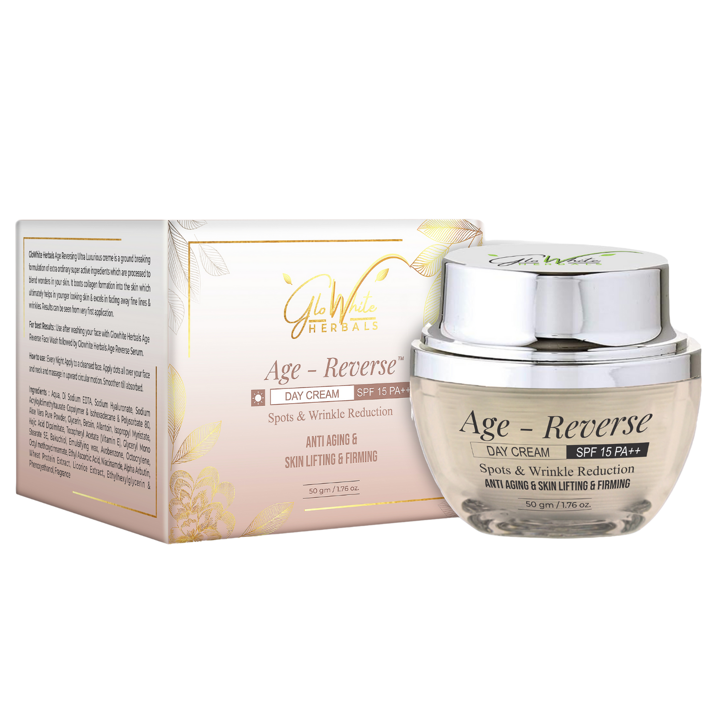 Age Reverse Day Cream with Hyaluronic Acid Retinol & Collagen Booster