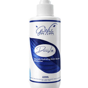 DermoLiss Intensely Hydrating Multi-Benefit Moisturizer 220ml bottle, GloWhite Herbals