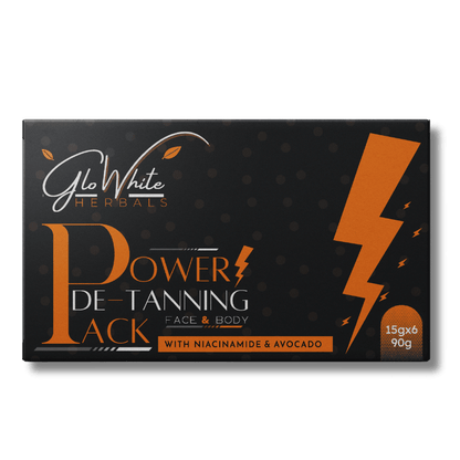 De-Tanning Pack: Niacinamid & Avocado, 15x6 Sachets (90 g), Packung vorne