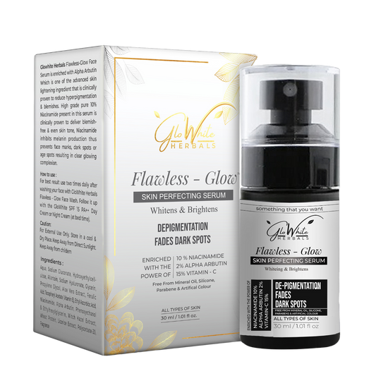 Flawless Glow 15% Vitamin-C Face Serum With 10% Niacinamide, Hyaluronic Acid and Alpha Arbutin For Clear Glowing Skin, Reduces Dark Spots, Hydrates & Repairs skin