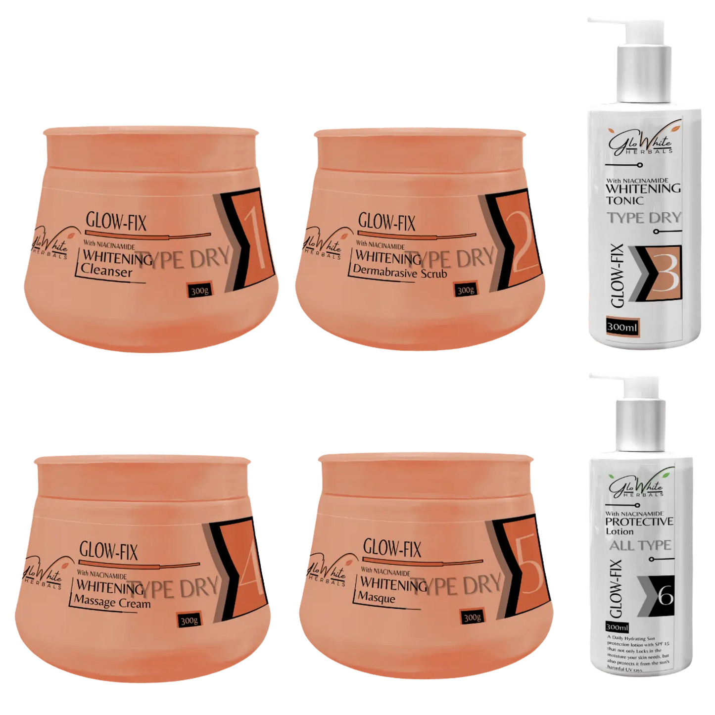 Glow-Fix Protective Lotion SPF 15 pump bottle, All Type, 300ml (6)