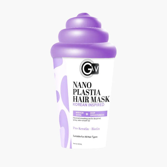 GW Professional Nano Plastia Hair Spa Mask – Pro-Keratin, Biotin & Frizz Control