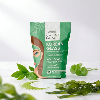 Korean glass seaweed rubber peel-off mask pouch, 450g