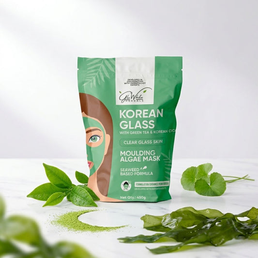 Korean glass seaweed rubber peel-off mask pouch, 450g