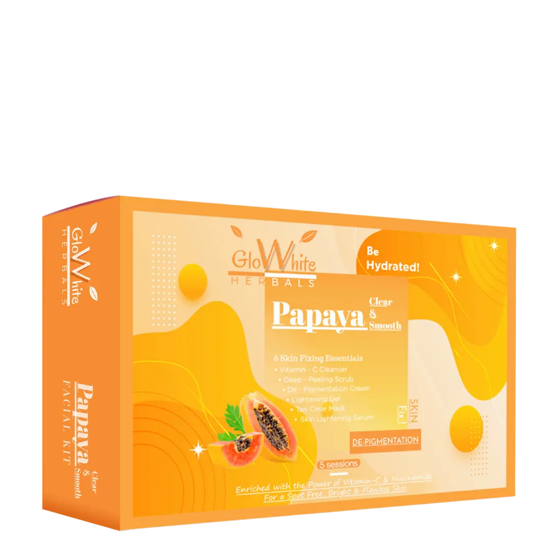 Papaya De-Pigmentation Facial Kit GloWhite Herbals