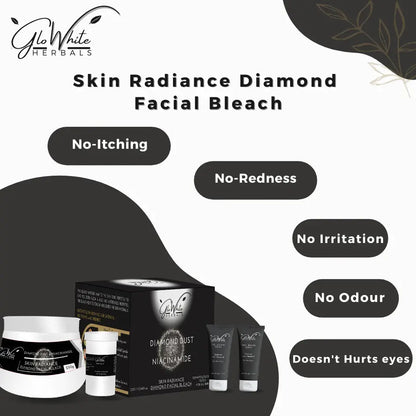 Skin Radiance Diamond Facial Bleach with No-Itching and No-Redness badges