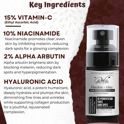 Key ingredients: 15% vitamin C, 10% niacinamide, hyaluronic acid serum bottle