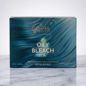 GloWhite Herbals Oxy Bleach For Face For Women | 1st Dermatologically Tested Skin Oxygenating Facial Bleach with No-itching Formula | Mild on All Skin Type | For Face & Body | 410g