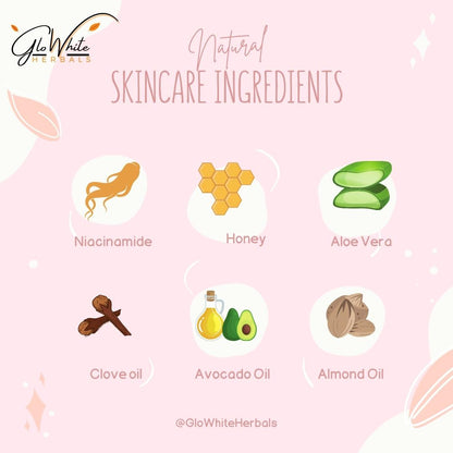 Natürliche Skincare-Zutaten: Niacinamid, Honig, Aloe Vera, Avocadoöl, Mandelöl
