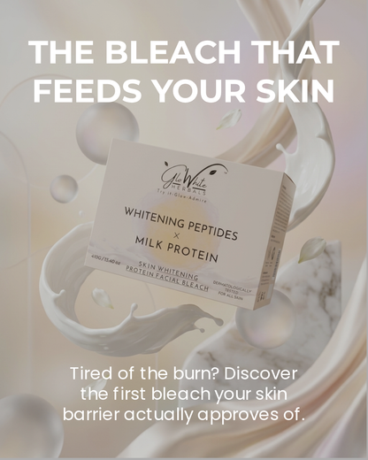 GloWhite Herbals Skin Whitening Bleach For Face For Women | Instant Whitening & Brightening Face & Body Bleach | No-Itching & No-Redness Unisex Formula  | For All Skin type | 410g