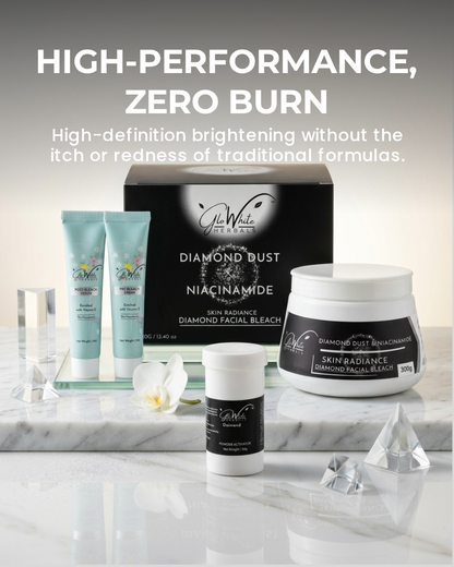 GloWhite Herbals Advance Diamond Bleach | Diamond Dust & Niacinamide | 410g