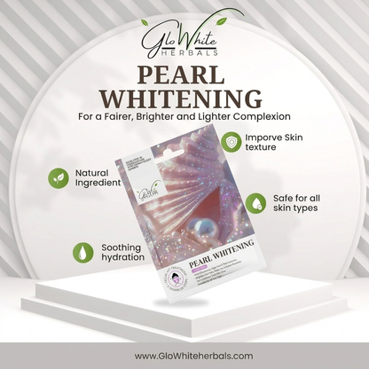 Pearl Facial Kit – 6 Step Professional Salon Facial | With Glutathione, Kojic Acid & Pearl Extract | Brightening & Tan Removal Facial | Single Use Facial Kit for Women