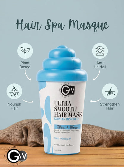 GW Professional Ultra Smooth Hair Spa Mask | Frizz Control & Silky Soft Hair