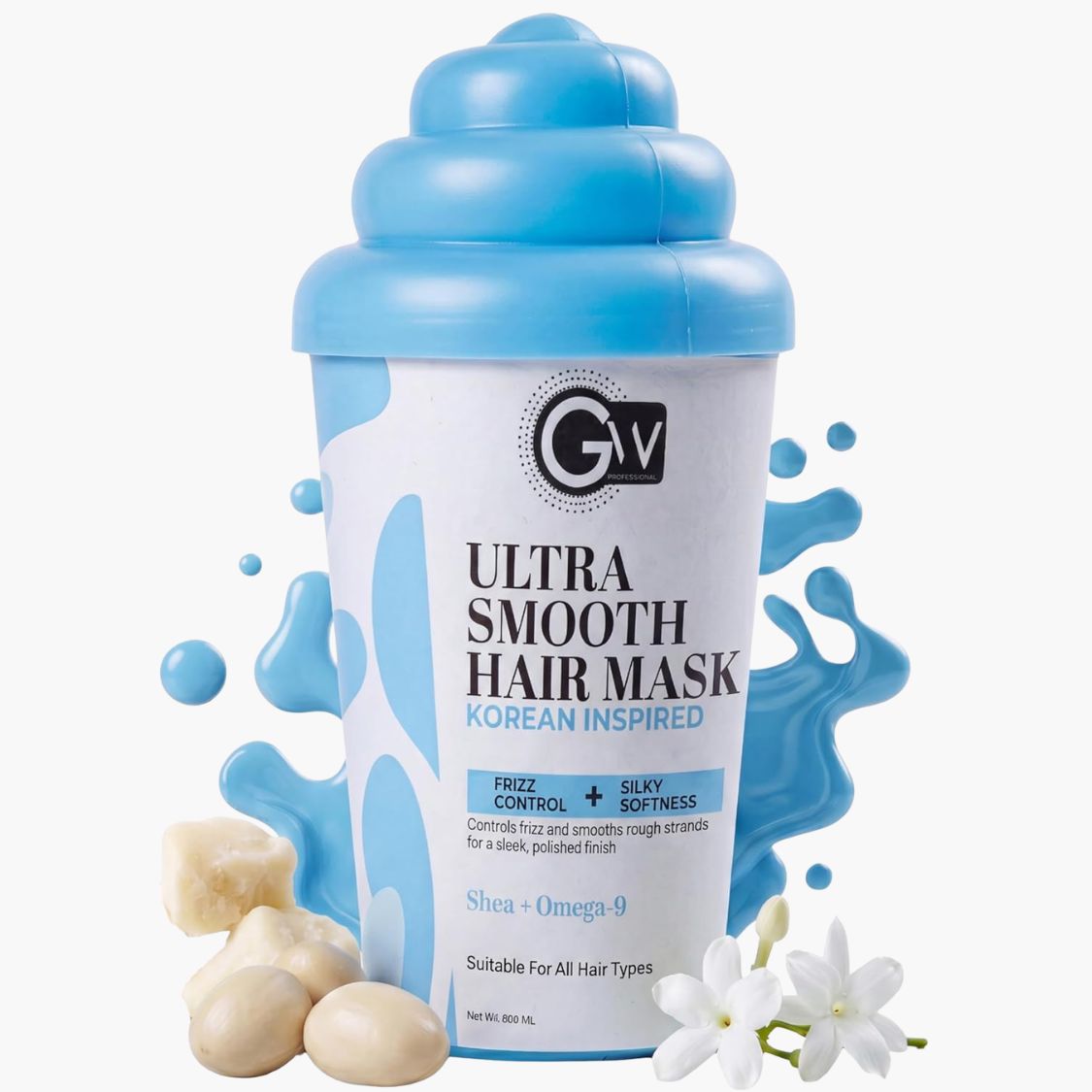 GW Professional Ultra Smooth Hair Spa Mask | Frizz Control & Silky Soft Hair